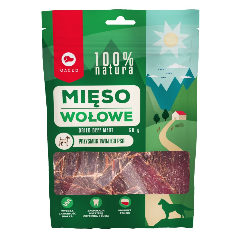 MACED 100% Natura Mięso Wołowe 500g