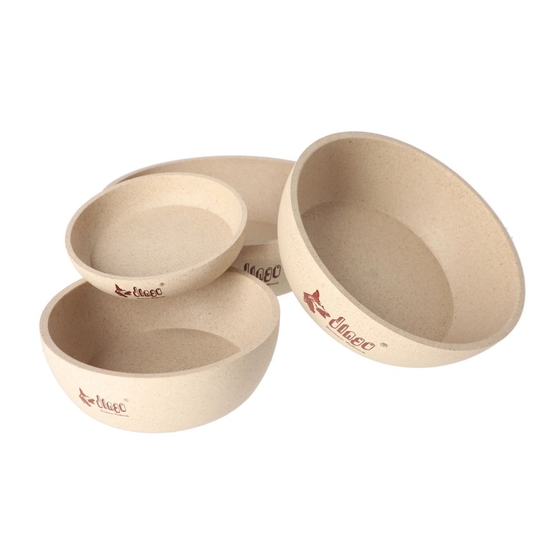 DINGO Miska bambusowa antypoślizgowa NATURE 0,55l