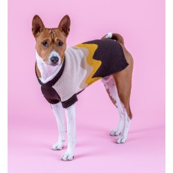 AMIPLAY Sweterek Lima - Brązowy 50 cm