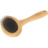 DINGO Szczotka owalna z bambusową rączką 17,5 x 8,8 cm S