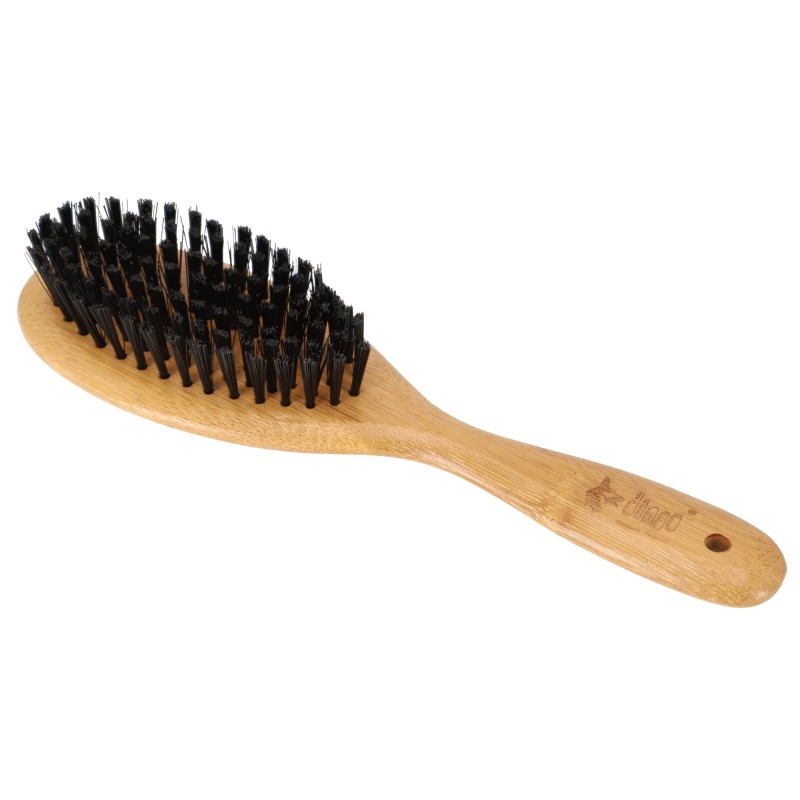 DINGO Szczotka z nylonowym włosiem i bambusową rączką 22 x 6 cm