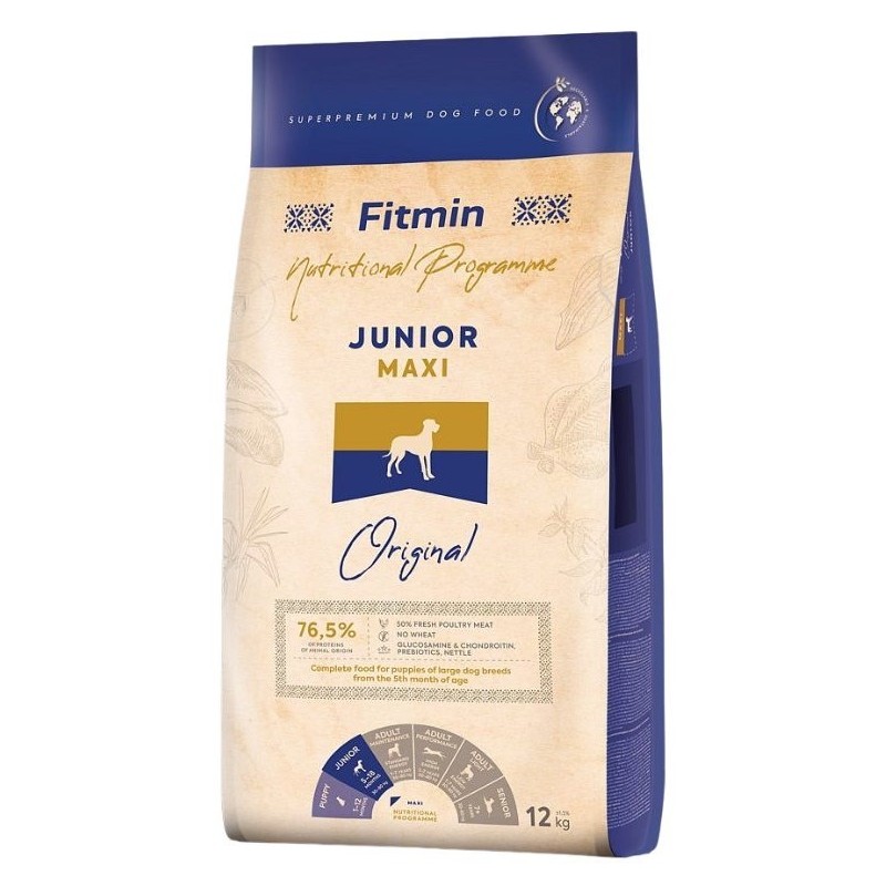 FITMIN Dog Original Maxi Junior 12 kg