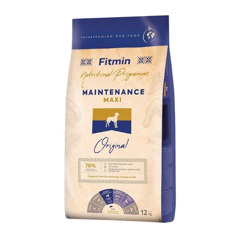 FITMIN Dog Original Maxi Maintenance 12 kg