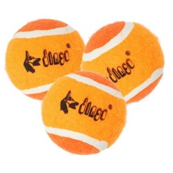 DINGO Zabawka dla psa piłka tenisowa Ø 6,5 cm piankowa