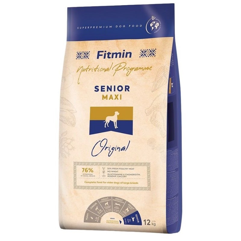 FITMIN Dog Original Maxi Senior 12 kg