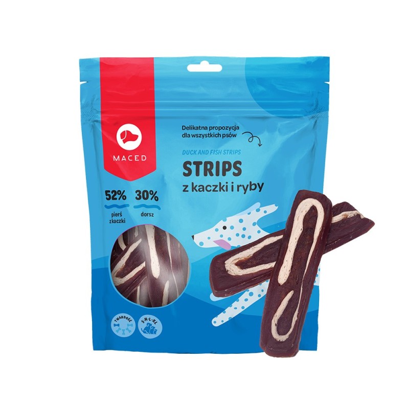 MACED Strips z kaczki i ryby 500g