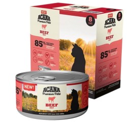 ACANA Kot Premium Pate Beef - wołowina 8x 85g multipack