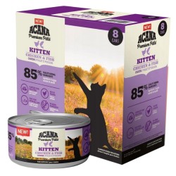 ACANA Kot Premium Pate Kitten Chicken and Fish - kurczak z rybą 8x 85g multipack