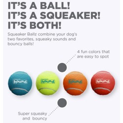 Outward Hound Piłki Tenisowe 4 szt. Mix 6,35cm M