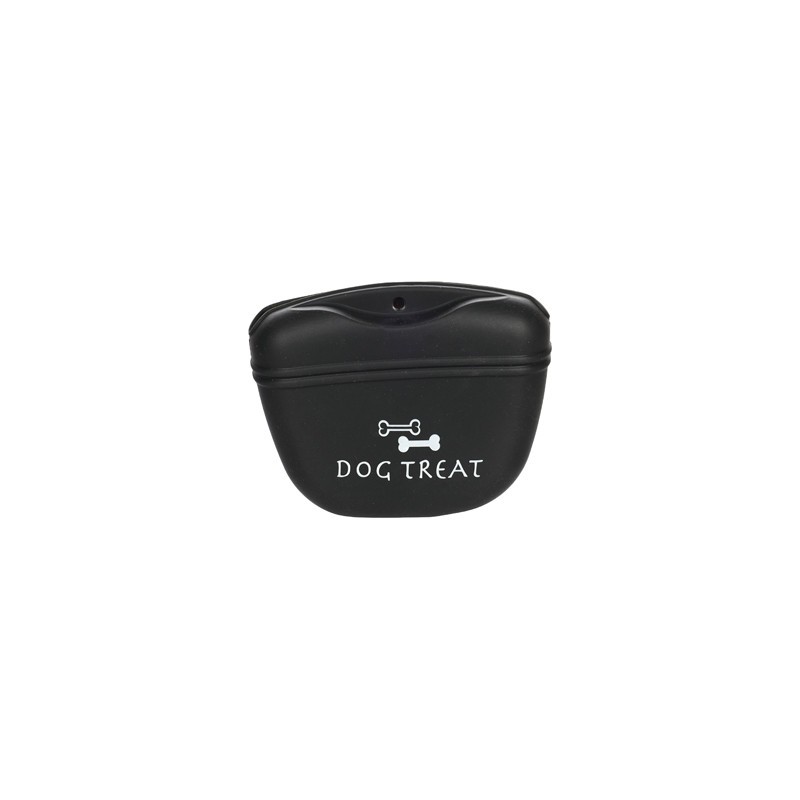 FLAMINGO Silikonowe Etui na przysmaki - grafitowe