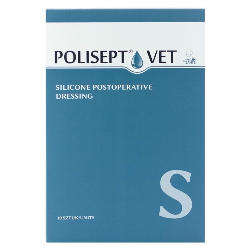 POLISEPT VET S Opatrunek Silikonowy 10 szt.