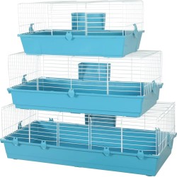 ZOLUX Klatka PRIMO - kolor biały/niebieski 120 cm