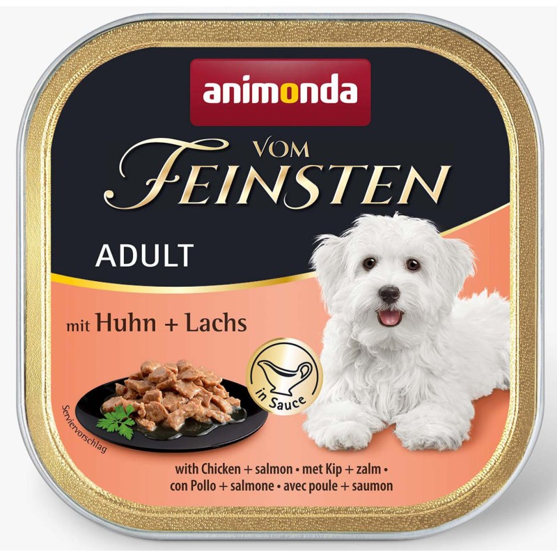ANIMONDA Dog Vom Feinsten Adult Kurczak, łosoś SOS 150g