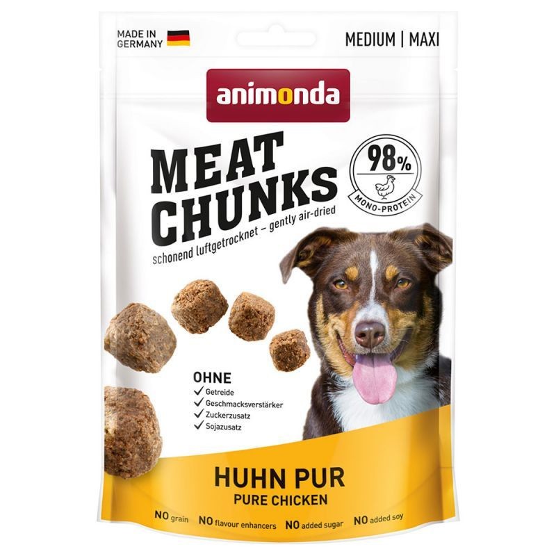 ANIMONDA Meat Chunks  Dog Przysmaki Czyste kawałki mięsa - Kurczak 80g