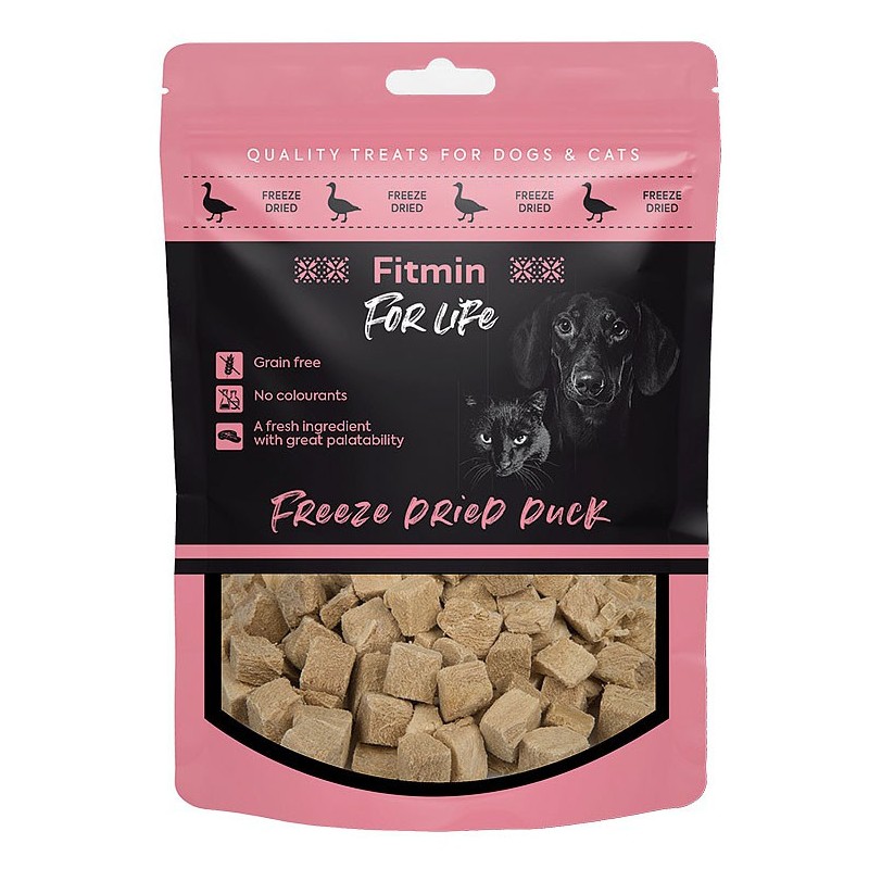 FITMIN For Life Freeze Dried Duck dla psa i kota 30g