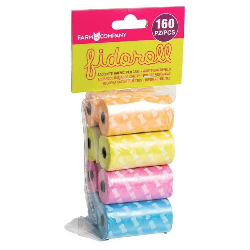 FARM COMPANY Woreczki na psie odchody - mix kolorów 8x 20