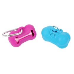 FARM COMPANY Silikonowy pojemnik Kość na woreczki na psie odchody + 15 woreczków