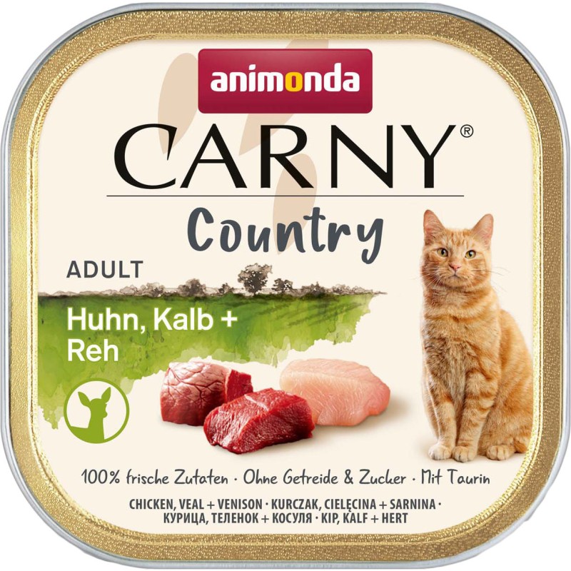 ANIMONDA Carny Country Adult Kurczak Cielęcina i Sarnina 100g
