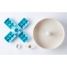 PET DREAM HOUSE Spin Windmill Blue Easy Miska Interaktywna - niebieski