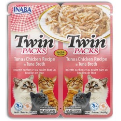 INABA CAT Twin Tuna and Chicken 2x 40g