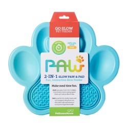 PET DREAM HOUSE Paw 2in1 (miska spowalniająca jedzenie) Blue Easy - niebieski