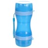 FLAMINGO Bidon z miseczką - niebieski