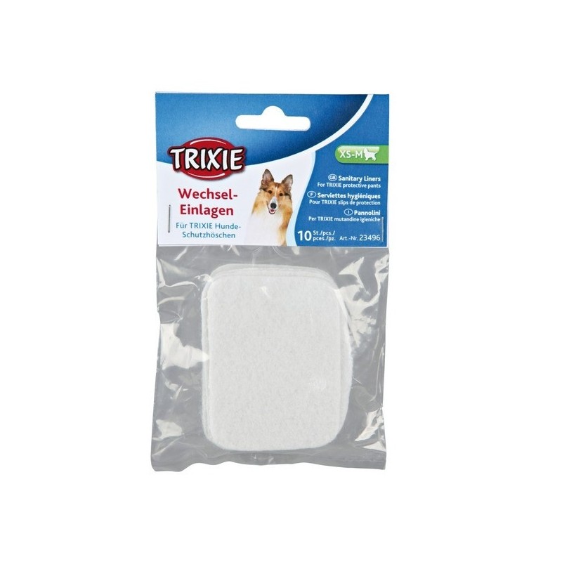 TRIXIE Wkłady do majtek na cieczkę 10 sztuk L-XL