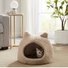 BEST FRIENDS legowisko / budka Meow Hut KOT S - ciemny beż