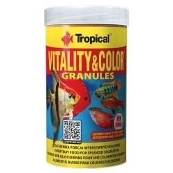TROPICAL Vitality and Color Granulat - Wybarwiający pokarm dla ryb ozdobnych 100ml