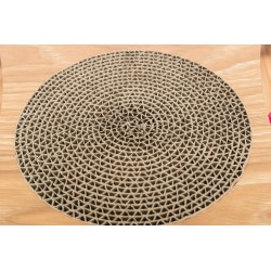 TRIXIE Drapak kartonowy z drewnianą ramką z zabawkami 35 x 4 x 35 cm