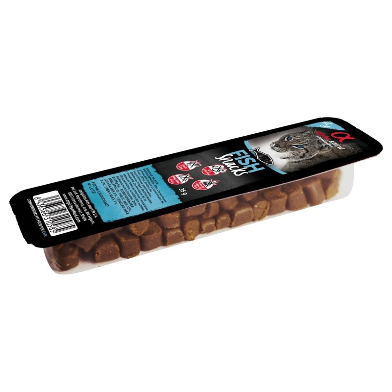 ALPHA SPIRIT KOT Przysmak Fish Snacks - kostki z rybą 35g