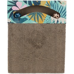 TRIXIE Drapak kartonowy z 2 piłkami 38 × 5 × 30 cm