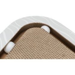 TRIXIE Drapak kartonowy trójkątny z 2 piłkami 36 x 5 x 36 cm