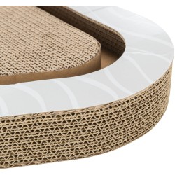 TRIXIE Drapak kartonowy trójkątny z 2 piłkami 36 x 5 x 36 cm