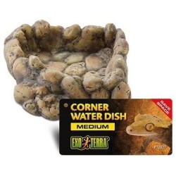 EXO TERRA Narożnikowa miska na wodę M 12.5 x 13 x 4 cm