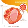 PET DREAM HOUSE Paw 2in1 (miska spowalniająca) Orange Easy 20 x 18 x 3 cm - pomarańczowy