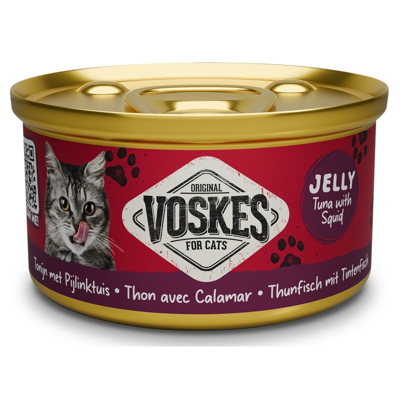 VOSKES Tuńczyk z Kalmarem w galaretce 85g