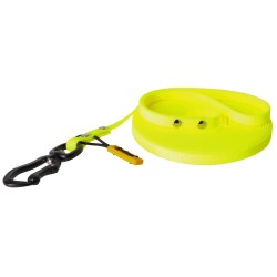 DINGO Smycz Treningowa z rączką Flex Honey - żółta 3 m