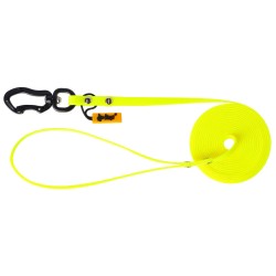 DINGO Smycz Treningowa z rączką Flex Honey - żółta 3 m