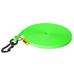 DINGO Smycz Treningowa bez rączki Flex Honey 1 cm x 10 m - zielona