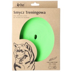 DINGO Smycz Treningowa bez rączki Flex Honey 1 cm x 10 m - zielona