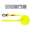 DINGO Smycz Treningowa z rączką Flex  - żółta 2 cm x 5 m