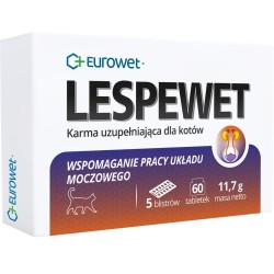 EUROWET Lespewet Kot - drogi moczowe, nerki 60 tab.