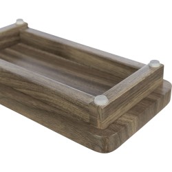 TRIXIE CityStyle, miski na stojaku dla psa - szaro/brązowe 0,4l