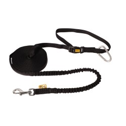 DINGO Pas sapacerowy z amortyzatorem 1,5 cm x 6 m - czarna