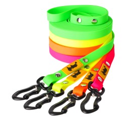 DINGO Smycz Treningowa z rączką Flex  - zielona 2 cm x 5 m