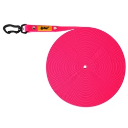 DINGO Smycz Treningowa bez rączki Flex - różowa 2 cm x 10 m