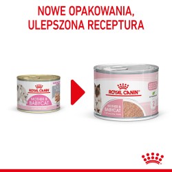 ROYAL CANIN Babycat Instinctive Mousse karma mokra – mus dla kociąt od odsadzenia do 4 miesiąca życia 12x 195g