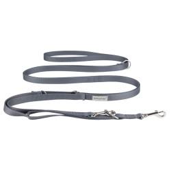 AMIPLAY Smycz regulowana 8 in 1 Samba - Szary XL