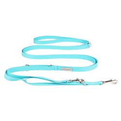 AMIPLAY Smycz regulowana 8 in 1 Samba - Turkusowy S